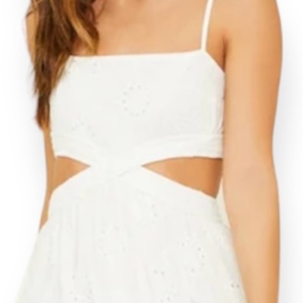 NWT Altar’d State Cline Eyelet Midi Dress Medium - Picture 5 of 7